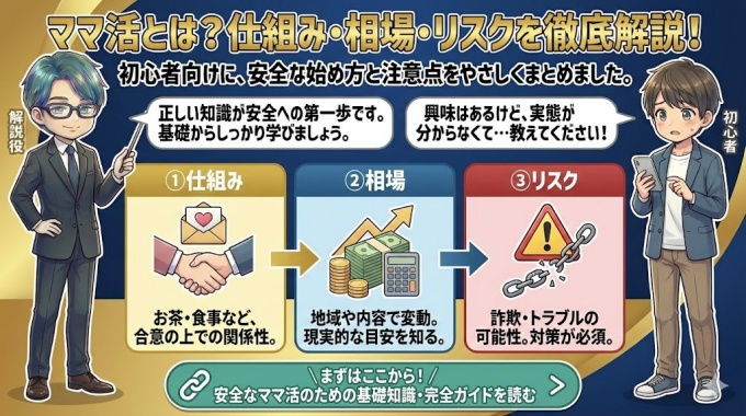 パパ活ママ活 違い